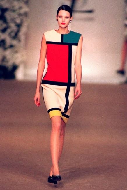 ysl collezione mondrian|yves saint laurent modern dress.